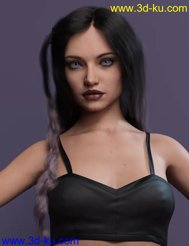 2022-02 Hair for Genesis 8 and 8.1 Females模型的图片16