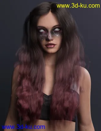 3D打印模型2022-02 Hair for Genesis 8 and 8.1 Females的图片