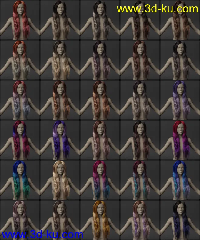 2022-02 Hair Texture Expansion模型的图片8