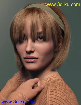 3D打印模型2022-03 Hair for Genesis 8 and 8.1 Females的图片
