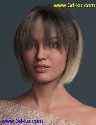 3D打印模型2022-03 Hair for Genesis 8 and 8.1 Females的图片