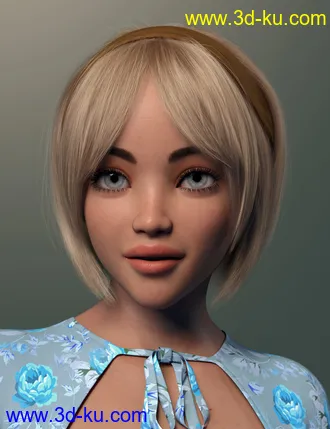 3D打印模型2022-03 Hair for Genesis 8 and 8.1 Females的图片