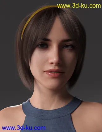 3D打印模型2022-03 Hair for Genesis 8 and 8.1 Females的图片