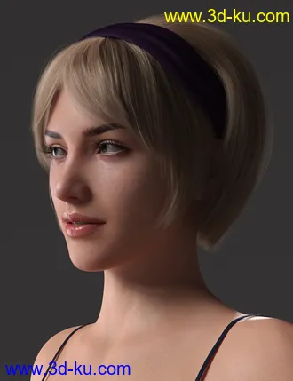 3D打印模型2022-03 Hair for Genesis 8 and 8.1 Females的图片