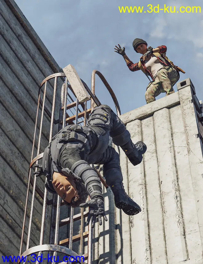 A Hard Life Poses for Genesis 8 and 8.1模型的图片1