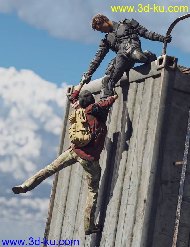 A Hard Life Poses for Genesis 8 and 8.1模型的图片3