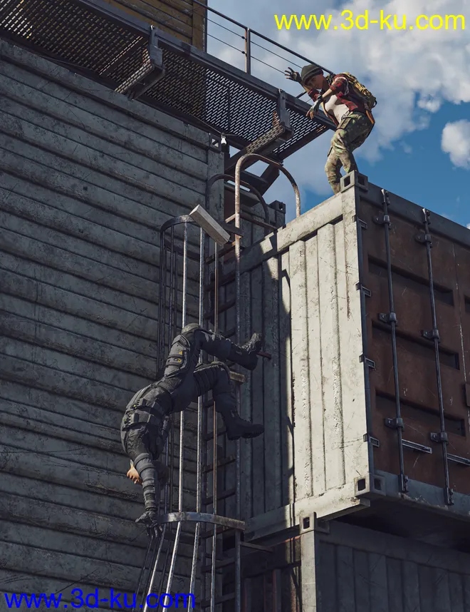 A Hard Life Poses for Genesis 8 and 8.1模型的图片4