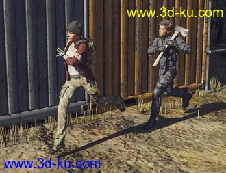 3D打印模型A Hard Life Poses for Genesis 8 and 8.1的图片