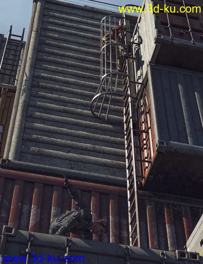 A Hard Life Poses for Genesis 8 and 8.1模型的图片10