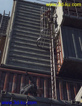 3D打印模型A Hard Life Poses for Genesis 8 and 8.1的图片