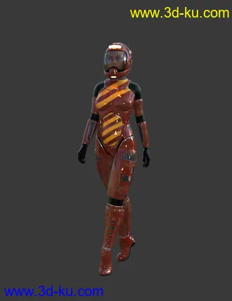 3D打印模型A7 EVA Luna Suit and Environment for Genesis 8 Females的图片