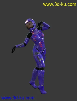 3D打印模型A7 EVA Luna Suit and Environment for Genesis 8 Females的图片