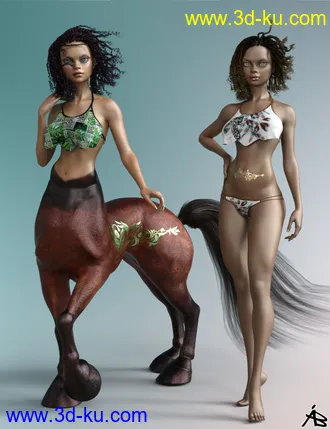 3D打印模型AB Toontaur for Genesis 8.1 Female的图片