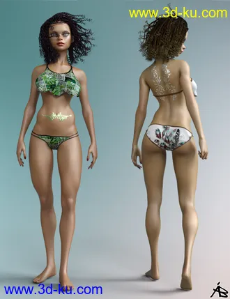 3D打印模型AB Toontaur for Genesis 8.1 Female的图片