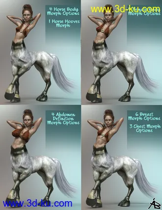 3D打印模型AB Toontaur for Genesis 8.1 Female的图片