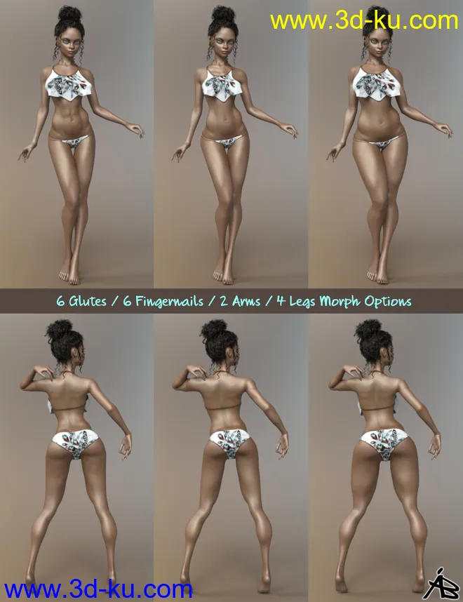 AB Toontaur for Genesis 8.1 Female模型的图片9