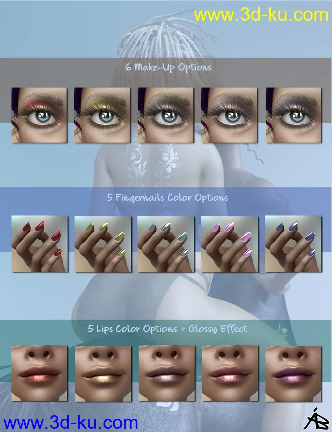 AB Toontaur for Genesis 8.1 Female模型的图片10