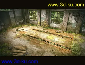 3D打印模型Abandoned Factory Building的图片