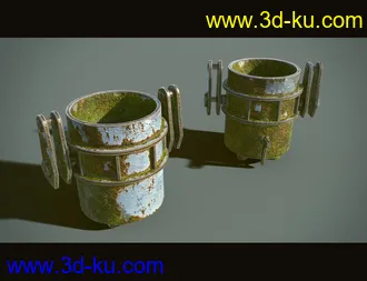 3D打印模型Abandoned Factory Machines的图片
