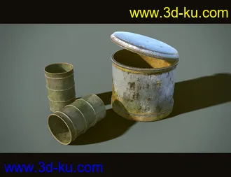 3D打印模型Abandoned Factory Machines的图片