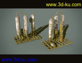3D打印模型Abandoned Factory Machines的图片