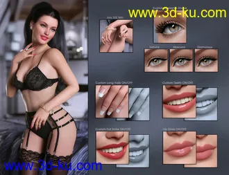 3D打印模型Addy Daphne for Genesis 8 Female的图片