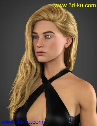 3D打印模型Adena Hair for Genesis 8 and 8.1 Female的图片