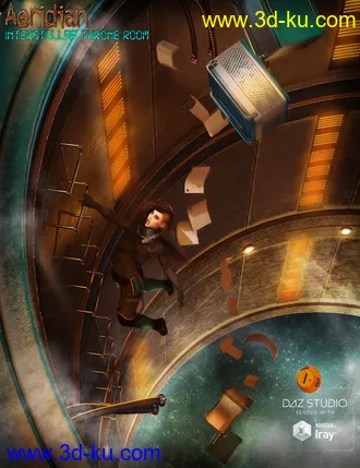 3D打印模型Aeridian Interstellar Throne Room的图片