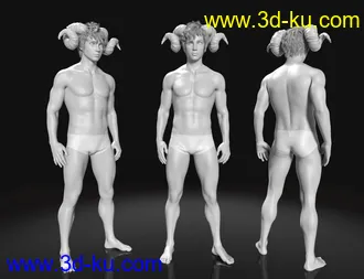 3D打印模型Aerys HD for Genesis 8.1 Male的图片