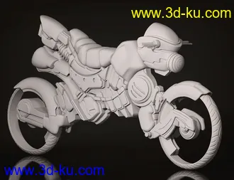 3D打印模型Afrofuturism Motorcycle的图片