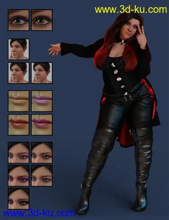 3D打印模型Aldora for Genesis 8 Female的图片