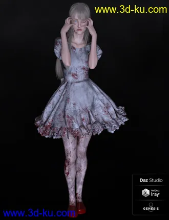 3D打印模型Alice And Her Outfit For Genesis 8 Female的图片