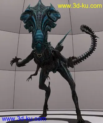 3D打印模型Alien Queen Xenomorph的图片