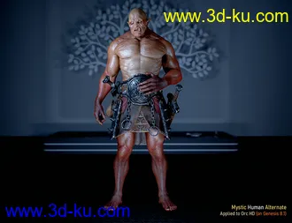 3D打印模型Alternate Textures for Oso Newt and Genesis 8.1 Males的图片