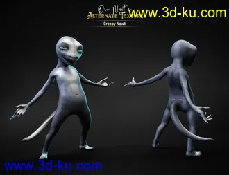 3D打印模型Alternate Textures for Oso Newt and Genesis 8.1 Males的图片