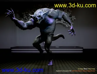 3D打印模型Alternate Textures for Oso Newt and Genesis 8.1 Males的图片