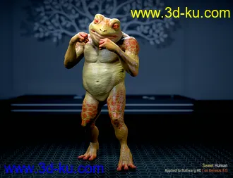 3D打印模型Alternate Textures for Oso Newt and Genesis 8.1 Males的图片