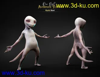 3D打印模型Alternate Textures for Oso Newt and Genesis 8.1 Males的图片