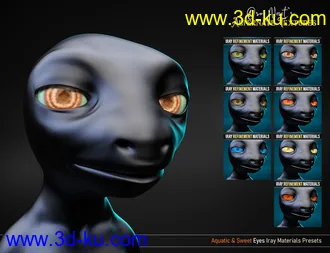 3D打印模型Alternate Textures for Oso Newt and Genesis 8.1 Males的图片