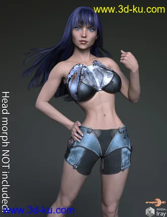 3D打印模型Anime Body Morphs for G8F Vol 5的图片