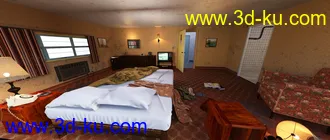 3D打印模型Ansiko Motel Room的图片