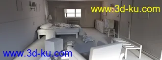 3D打印模型Ansiko Motel Room的图片