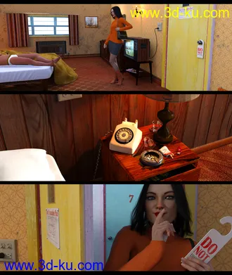 3D打印模型Ansiko Motel Room的图片