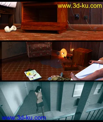 3D打印模型Ansiko Motel Room的图片