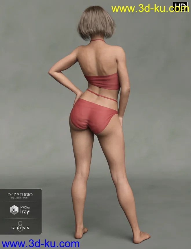 Apollonia HD for Genesis 8 Female模型的图片10