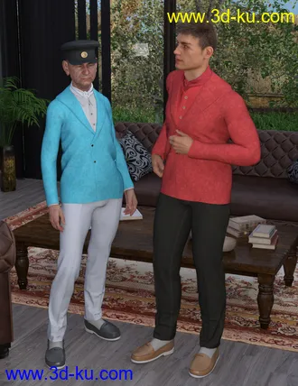 3D打印模型Aristocrat Outfit for Genesis 8 Male(s)的图片