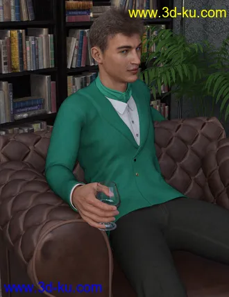 3D打印模型Aristocrat Outfit for Genesis 8 Male(s)的图片