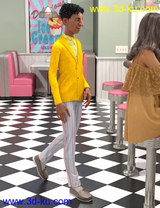 3D打印模型Aristocrat Outfit for Genesis 8 Male(s)的图片