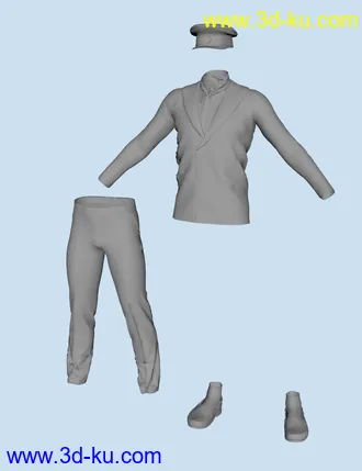 3D打印模型Aristocrat Outfit for Genesis 8 Male(s)的图片