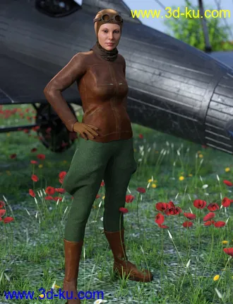 3D打印模型Aviatrix for Genesis 8.1 Females的图片